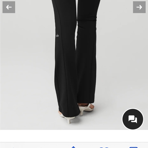 High-Waist 7/8 Zip It Flare Legging - Picture 7 of 8